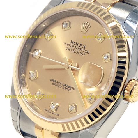 rolex oro e diamanti uomo prezzo|rolex datejust 36 prezzo.